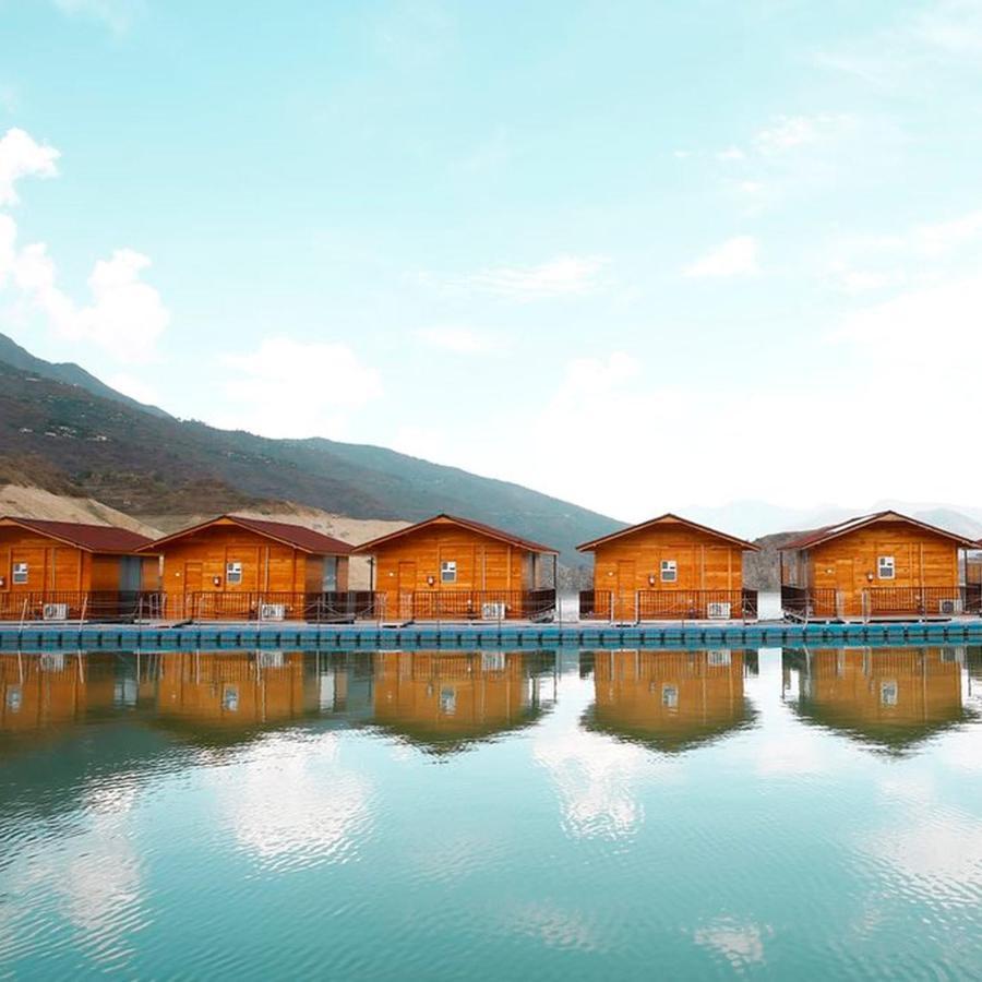 Le Roi Floating Huts & Eco Rooms Tehri New Tehri Bagian luar foto