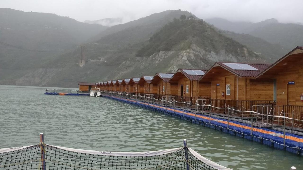 Le Roi Floating Huts & Eco Rooms Tehri New Tehri Bagian luar foto