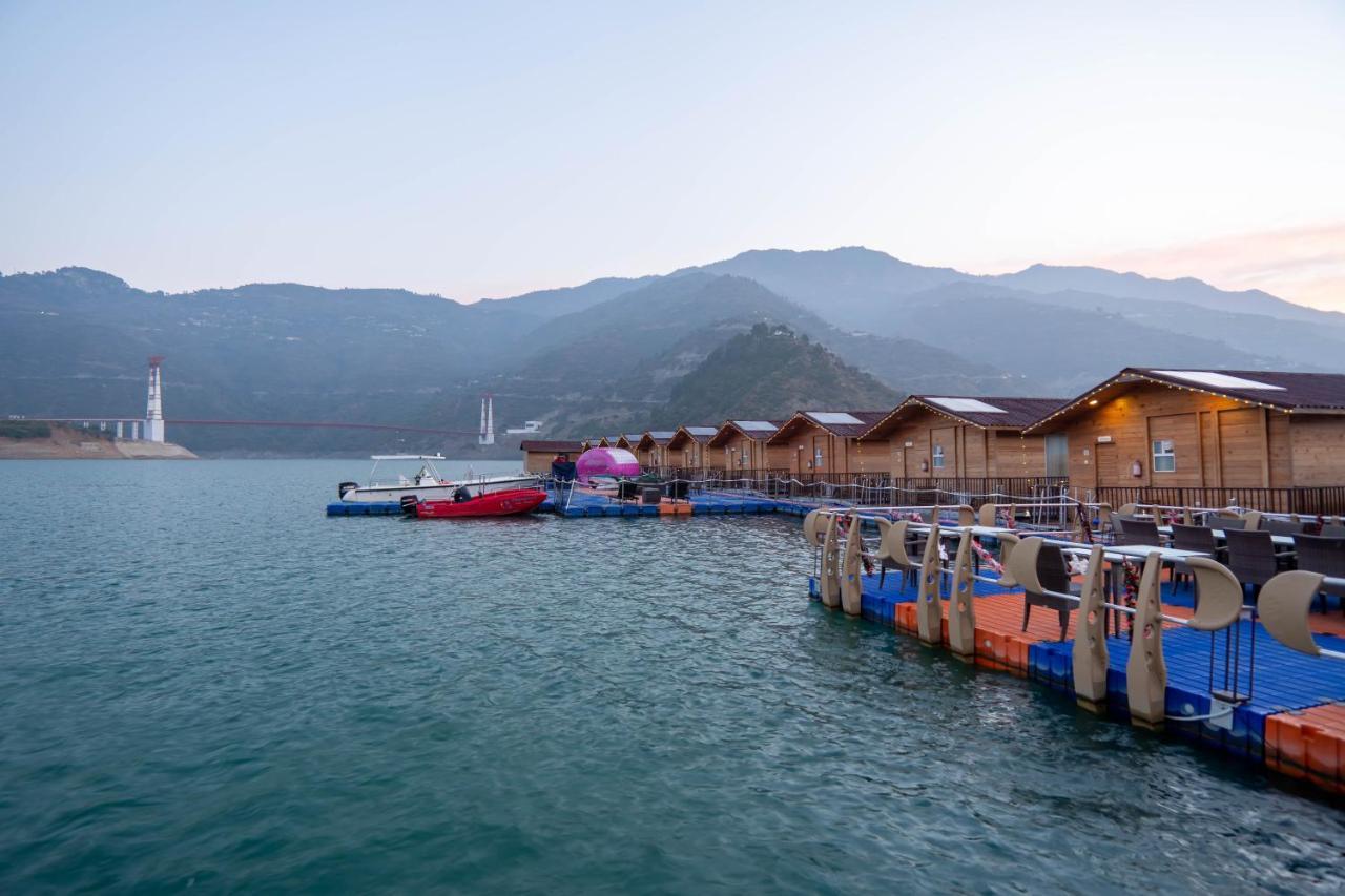 Le Roi Floating Huts & Eco Rooms Tehri New Tehri Bagian luar foto